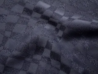 Kostýmovka tmavomodrá "lesklý vzor"
