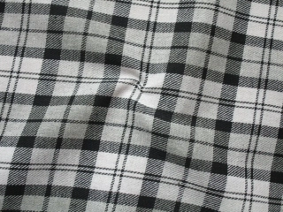 Flanel sivý "sivo-čierne káro" 