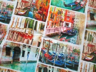 Poťahovka biela "Venezia" - digitálna tlač