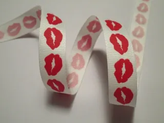 Stuha rypsová "bozk" - 15 mm