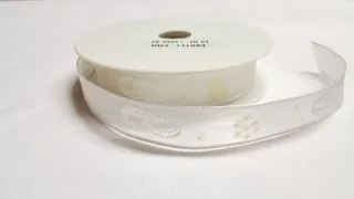 Stuha monofilová "svadobná" - 16 mm
