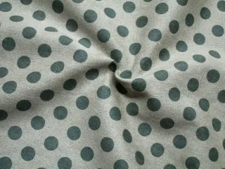 Úplet imitácia jelenice béžový "bodka"