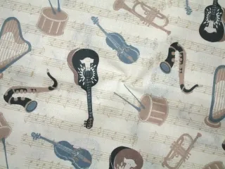 Bavlna maslová "hudobné nástroje"