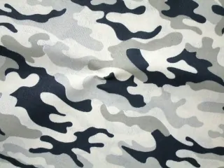 Bavlna maslová "sivo-čierny maskáč" 