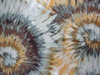 Hodváb sivo-hnedý "spirale"
