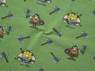 Úplet zelený "viking" 