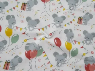 Úplet biely "myška na párty" - certifikát OEKO-TEX Standard 100 