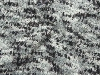 Svetrovina s mohérom "sivo-čierna"