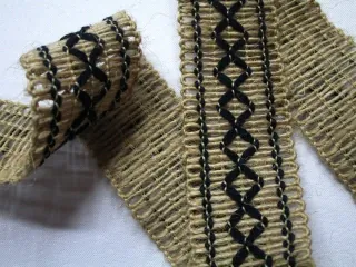 Lemovka jutová "čierny cik-cak"