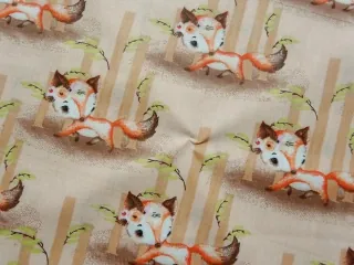 Bavlna svetlohnedá "líška" 