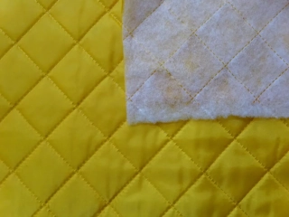 Podšívka zateplená "tmavožltá"