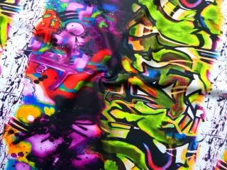 Plavkovina biela "farebné grafity"