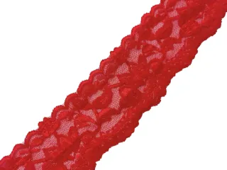 Borta elastická červená "kvety"