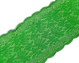 Borta elastická zelená "listy" 