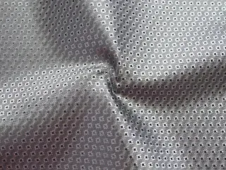 Podšívka sivá "geometrický vzor" 