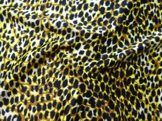 Satén maslovo-žltý "leopard"