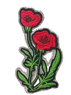 Nažehlovačka "vlčie maky"