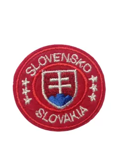 Nažehlovačka červená "SLOVENSKO"