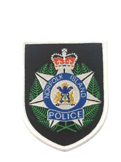 Nažehlovačka "NORFOLK ISLAND POLICE"