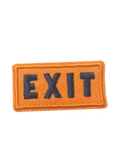 Nažehlovačka pomarančová "EXIT"