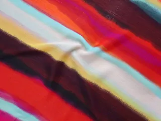 Šifón Dália "farebná dúha" 