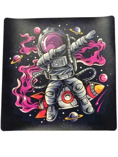 Nášivka koženková "kozmonaut" - posledný 1 kus 