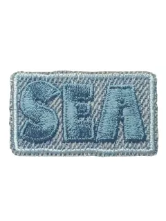 Nažehlovačka modrá "SEA"
