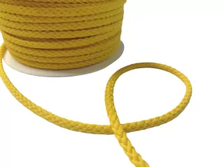 Šnúrka bavlnená točená "žltá"