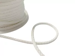 Šnúrka bavlnená točená "biela"