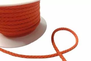 Šnúrka bavlnená točená "pomarančová"