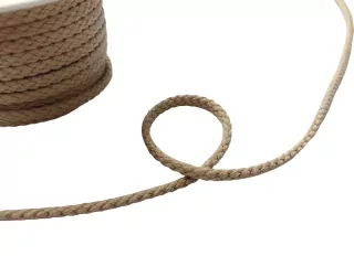 Šnúrka bavlnená točená "béžová"