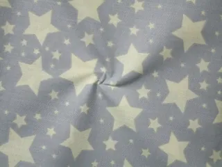 Bavlna sivo-fialová "maslová hviezda"