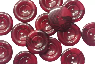 Gombík vínový "vlnovky" - 33 mm