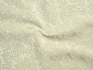 Žakard žlto-béžový "ornamenty" - obojstranný