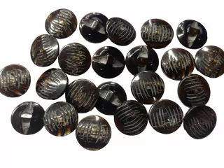 Gombík "hnedo-čierny" - 15 mm