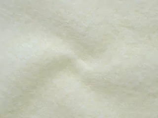 Kabátovina tenká s vlnou maslová "krátky vlas"