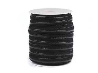 Guma so silikónovým pásikom "čierna" - 12 mm