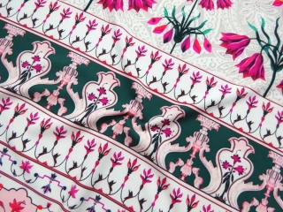 Šatovka maslová "kvety, ornamenty" - raport
