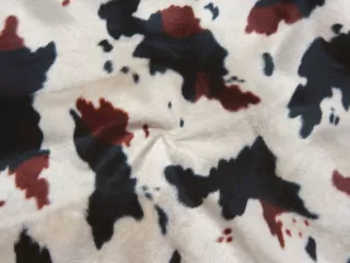 Kožušina svetlohnedá "krava" - nízky vlas 