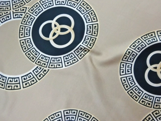 Hodváb béžový "Versace"