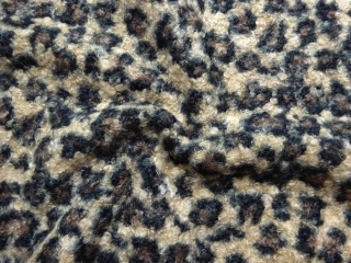 Buklé béžové "leopard" 