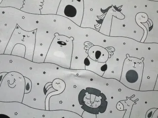 Bavlna sivá "zvieratká" 