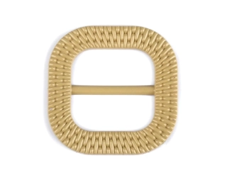 Spona plastová opasková béžová  "vzorovaná" - 40 mm