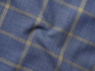 Oblekovka Denim modrá "káro" 