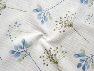 Fáčovina ivory "zeleno-modré rastliny" 