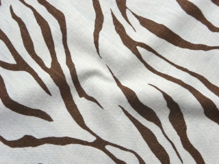 Ľan krémový "hnedá zebra"