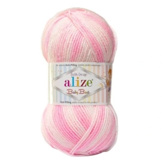 Vlna Alize Baby Best "ružový melír" 