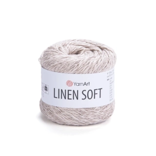 Vlna Linen soft "tmavá režná"