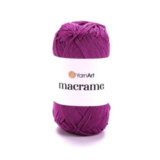 Vlna Macrame "tmavá fuksia"