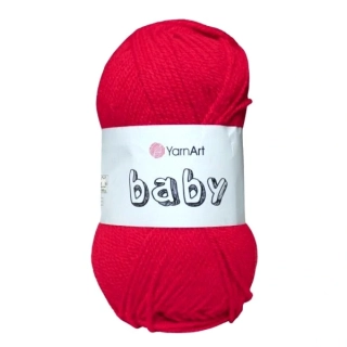 Vlna Baby "červená"
